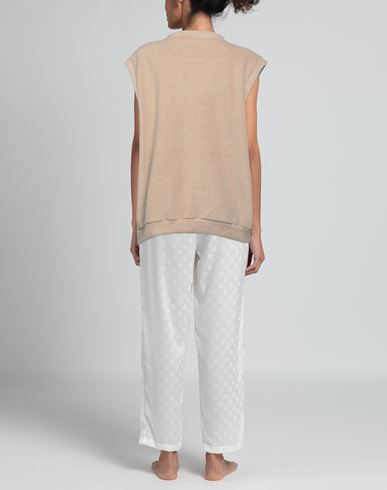 Woman Sweatshirt Camel Size L Polyester, Viscose, Polyamide