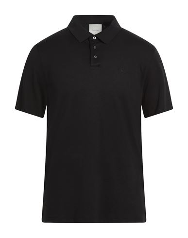 Man Polo shirt Black Size S Cotton