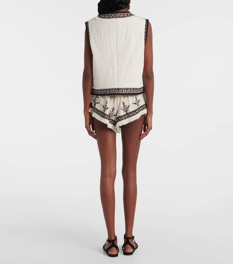 Zeana embroidered vest