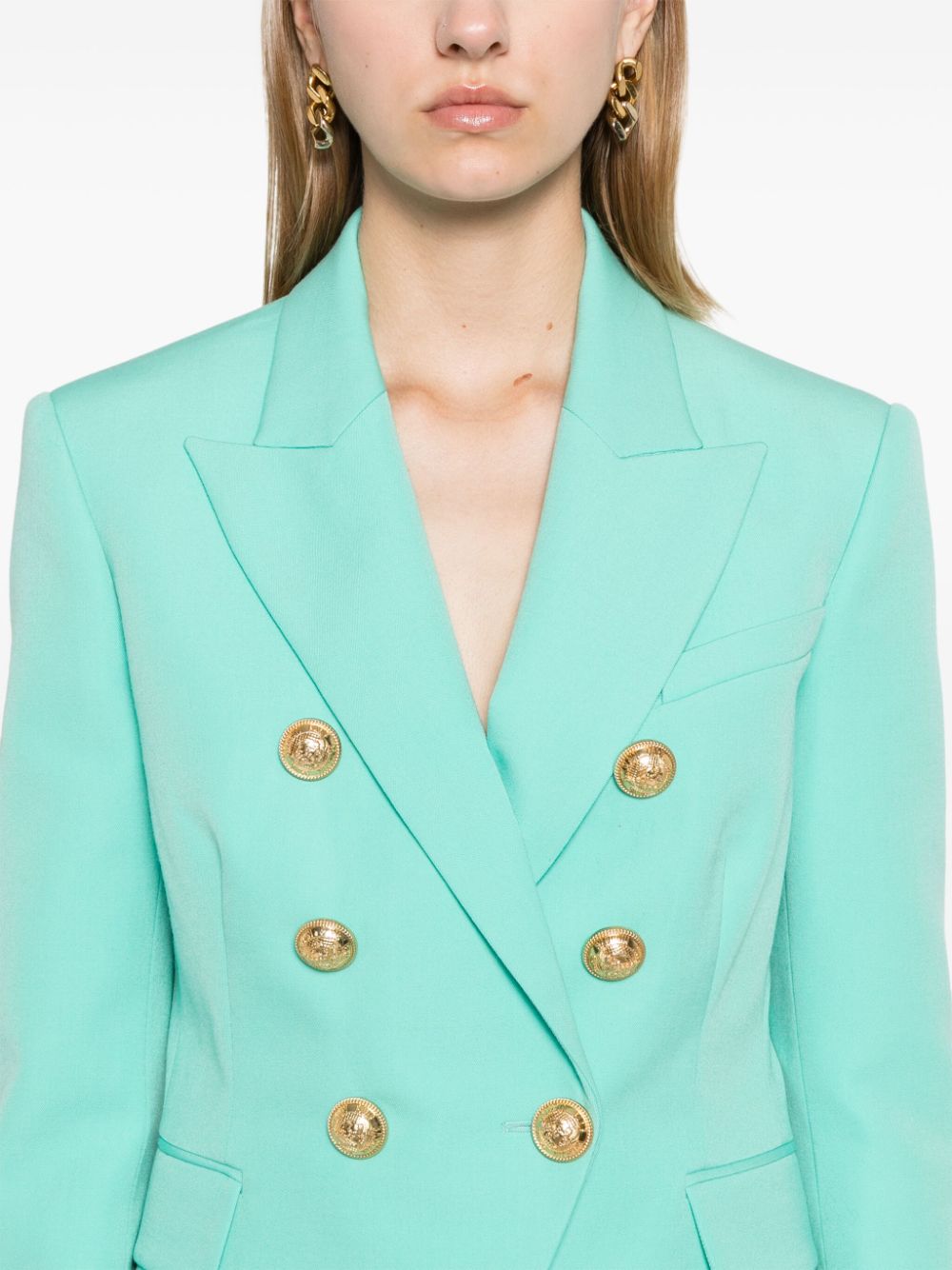 - Wool Double-breasted Jacket