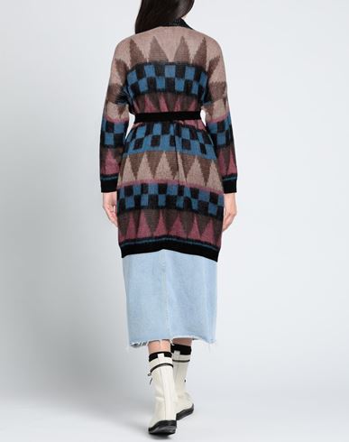 B. yu Woman Cardigan Azure Size M Acrylic, Mohair wool, Polyamide