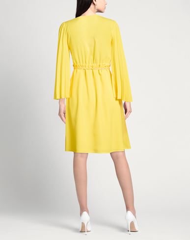 Woman Mini dress Yellow Size 2 Polyester