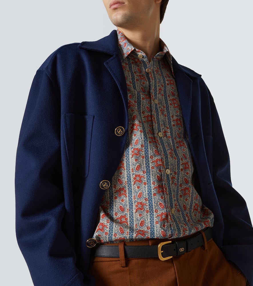 Printed cotton shirt
