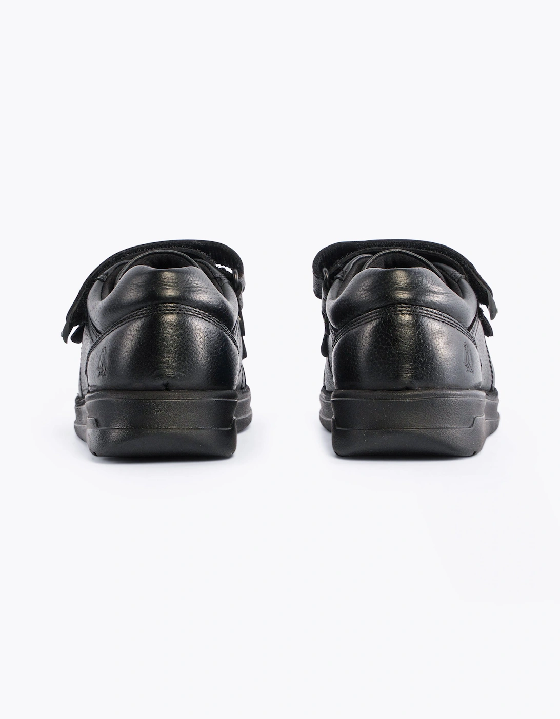 Boy's Hush Puppies RYAN Boys Leather School Shoes Black - : teen