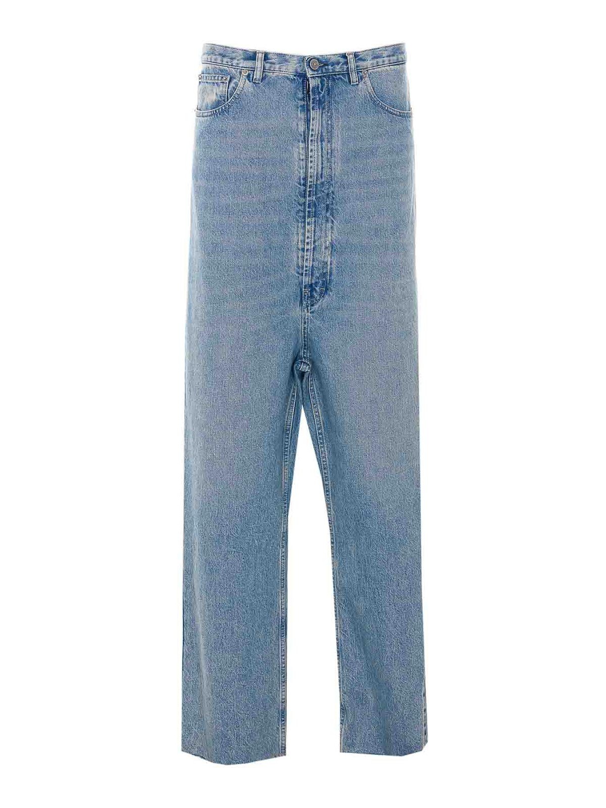 Maison Margiela - high waist wide leg denim trouser