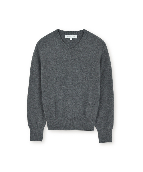 W Extra Super Fine V-neck Knit