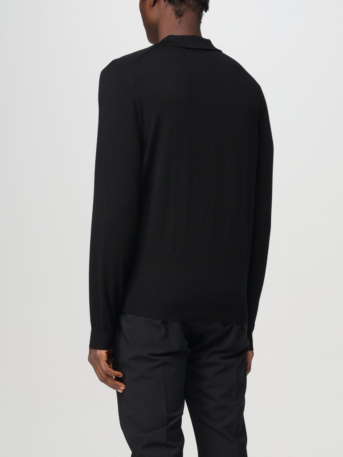 Polo Shirt Men color Black