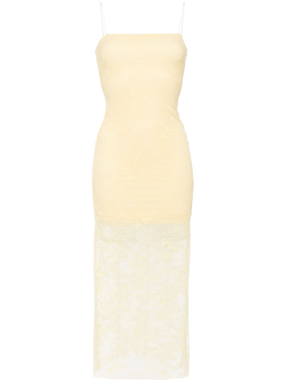 Juliette midi dress - Yellow