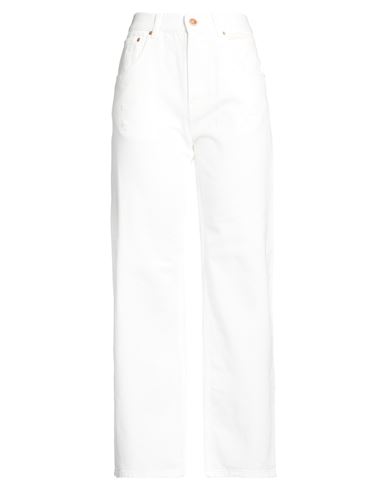 Woman Jeans White Size 28 Cotton