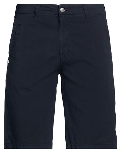 Man Shorts & Bermuda Shorts Midnight blue Size 33 Cotton, Elastane