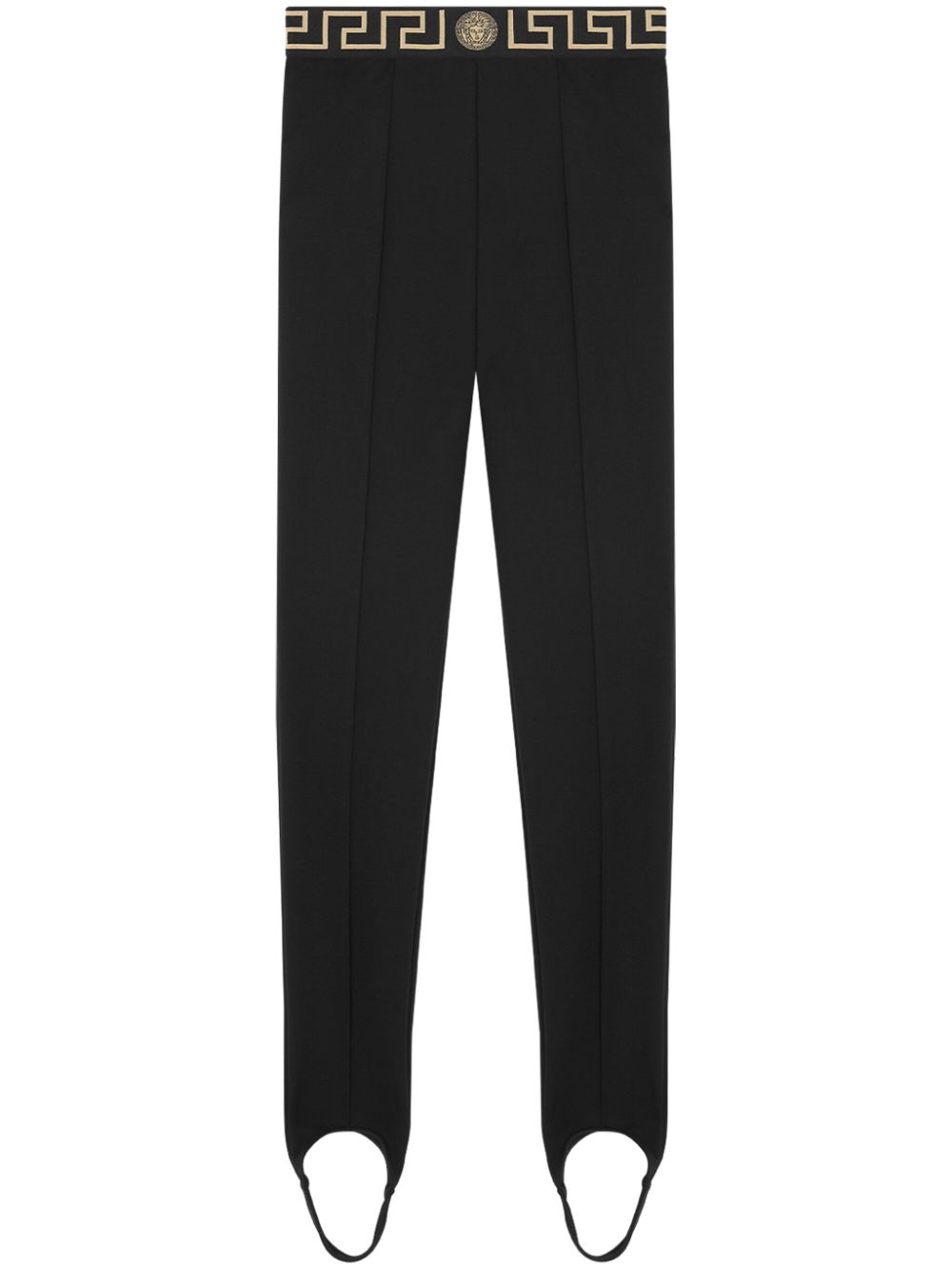 Greca-Border leggings - Black