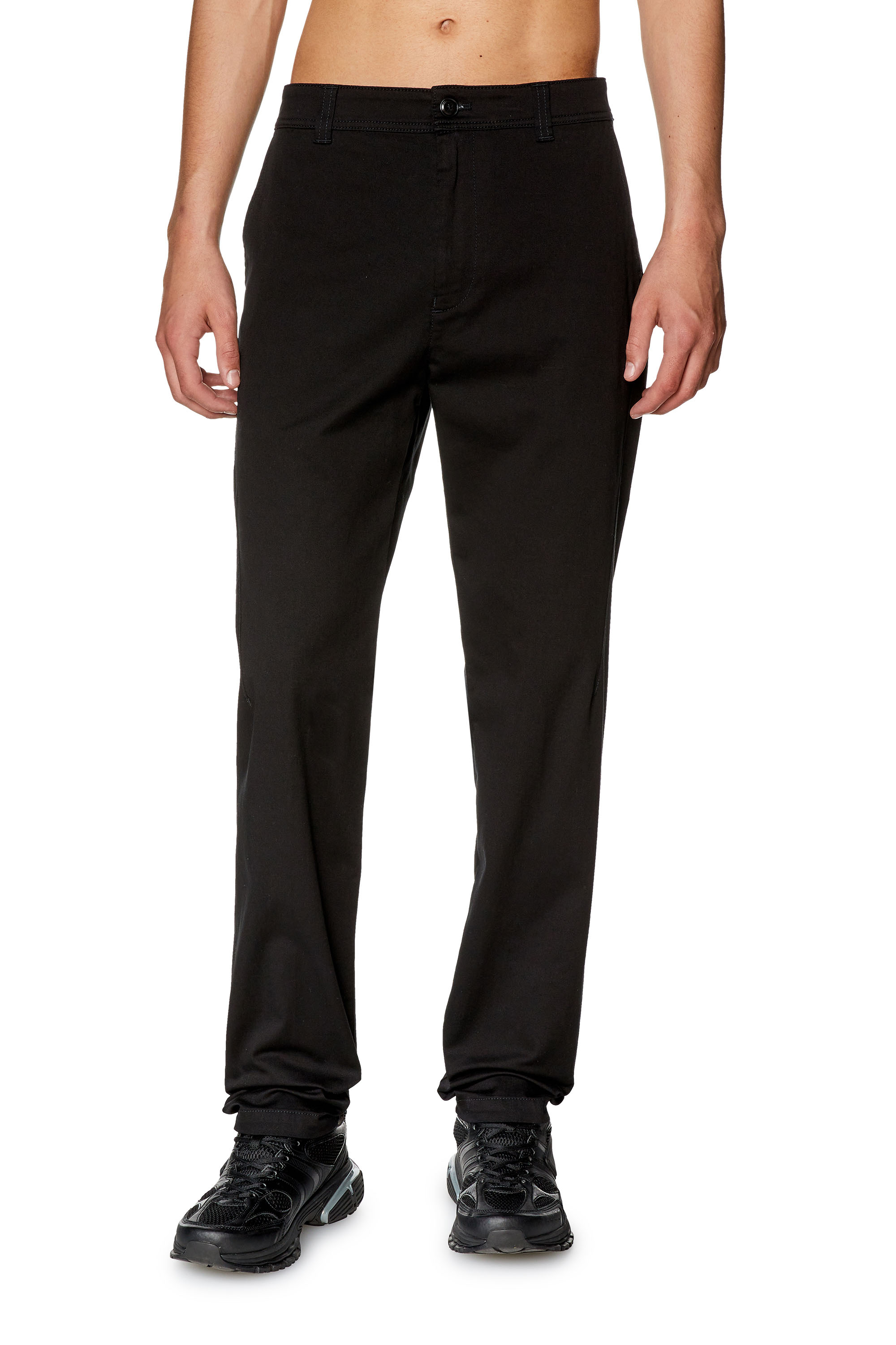 Black Stretch-cotton P-dean Jeans
