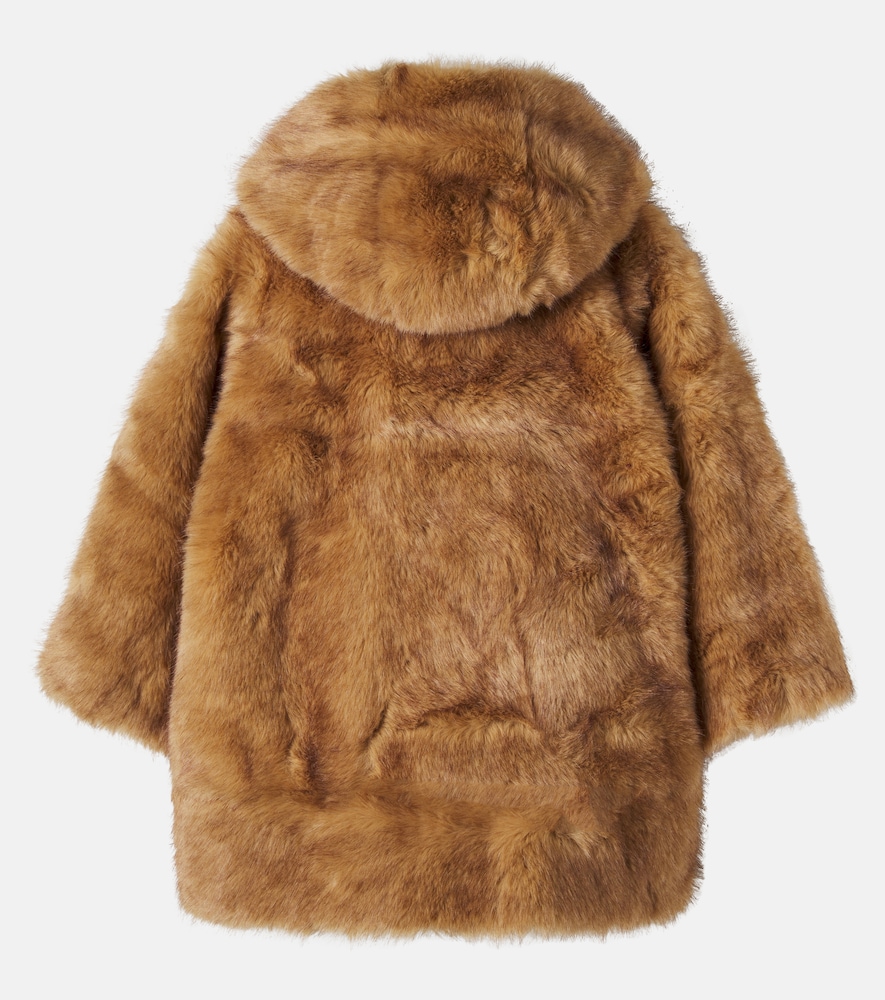 Chloé Kids Hooded teddy coat