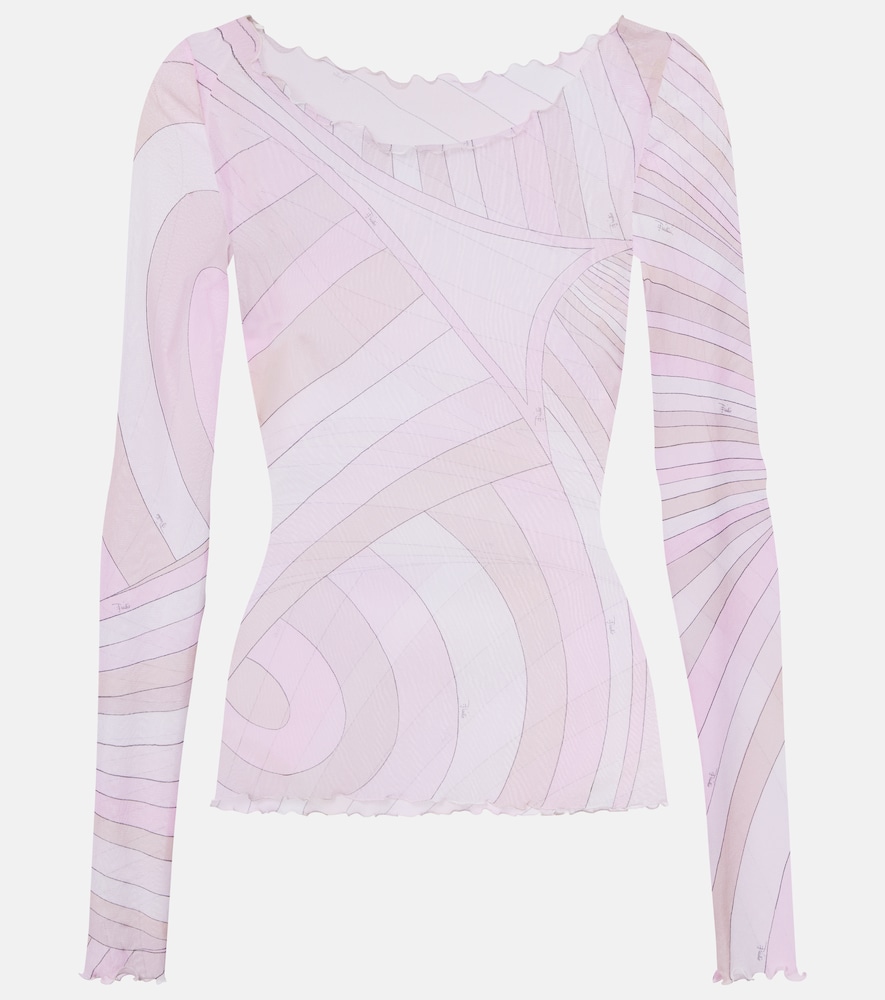 Iride tulle top