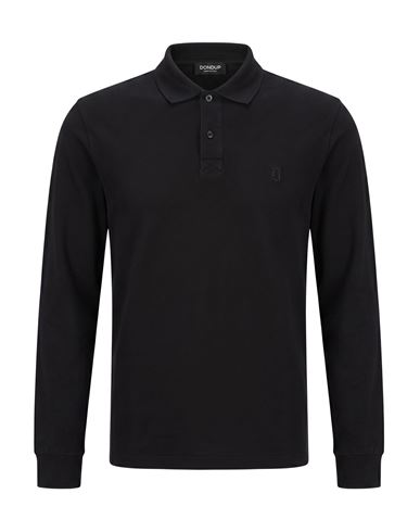 Man Polo shirt Black Size S Cotton