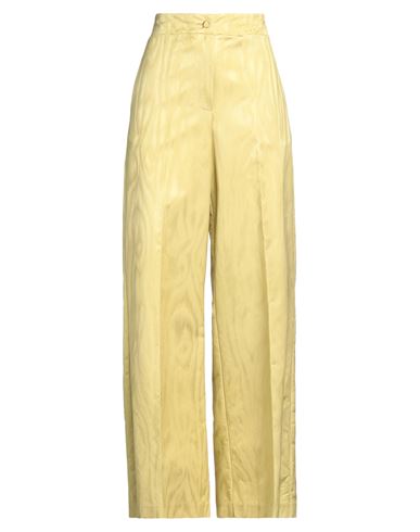 Woman Pants Lime green Size 2 Cotton, Viscose