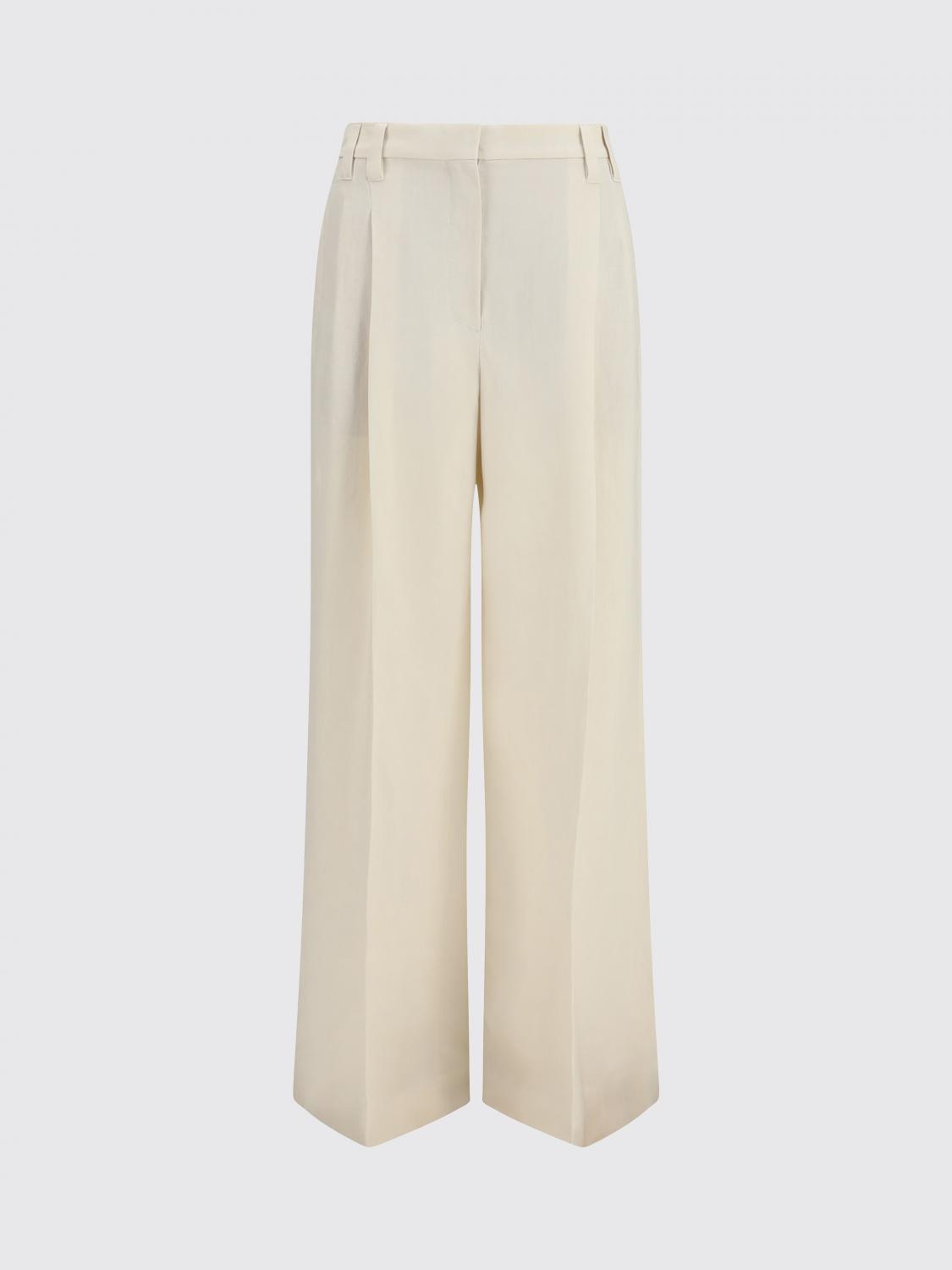 Pants Woman color Beige