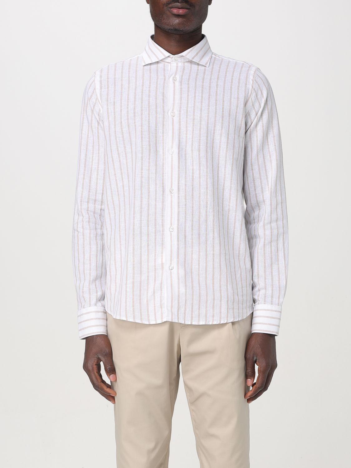 Shirt Men color Beige