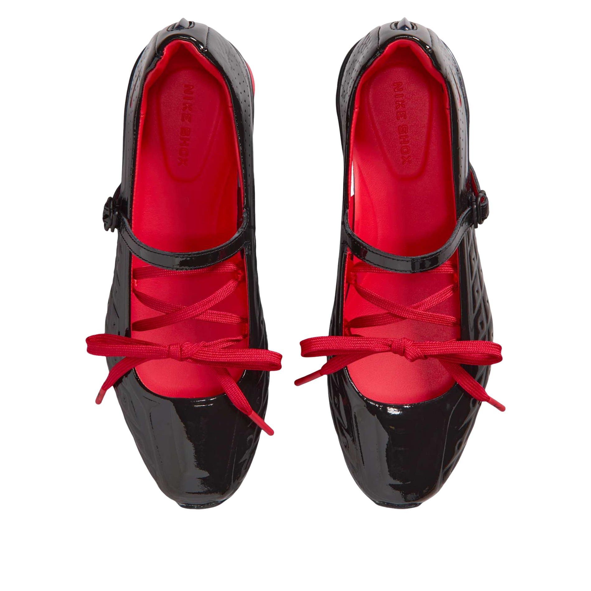 (WMNS) x LABELHOOD Shox Z Calistra 'Black University Red'