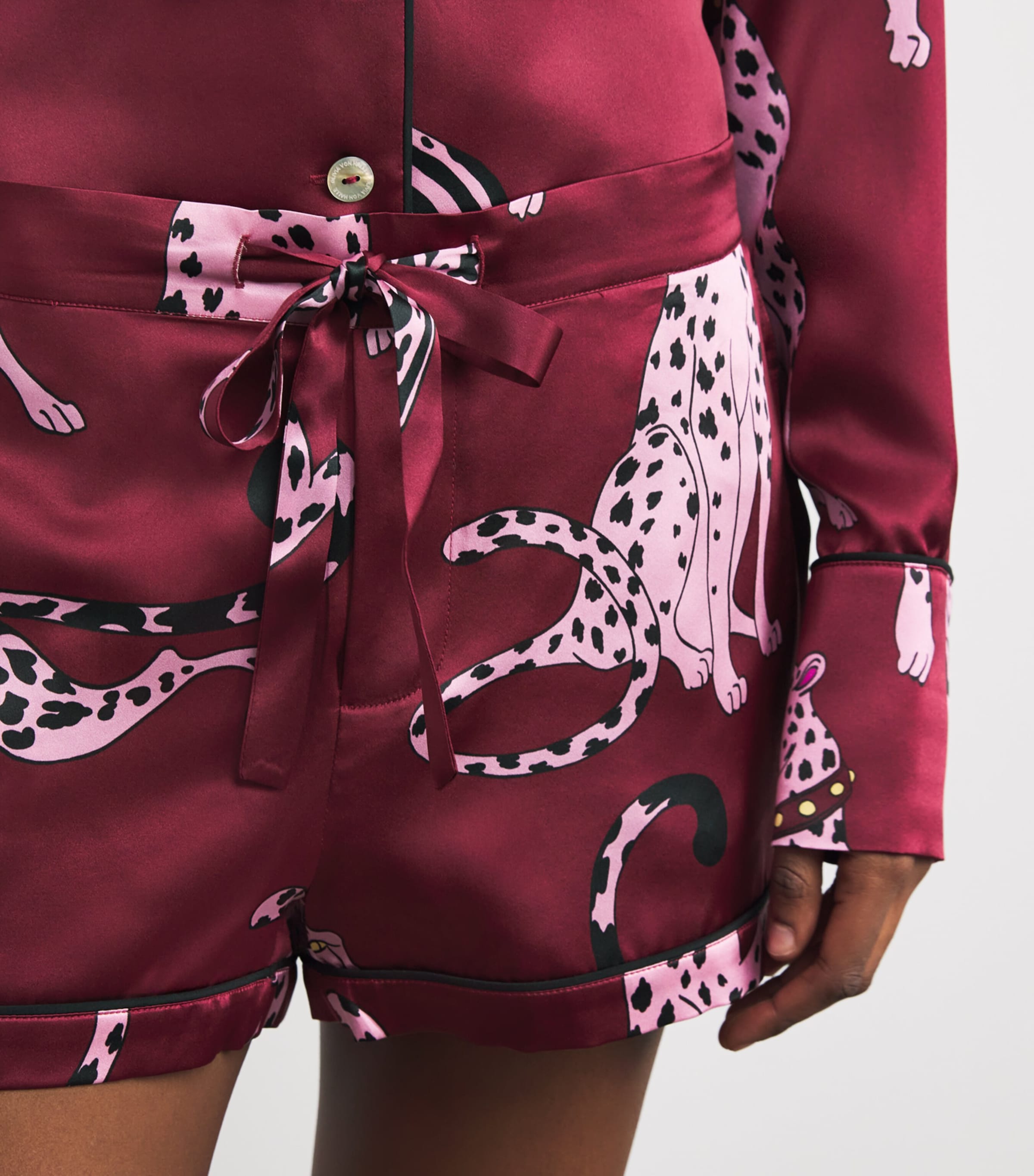 Silk Cheetah Alba Pyjama Set