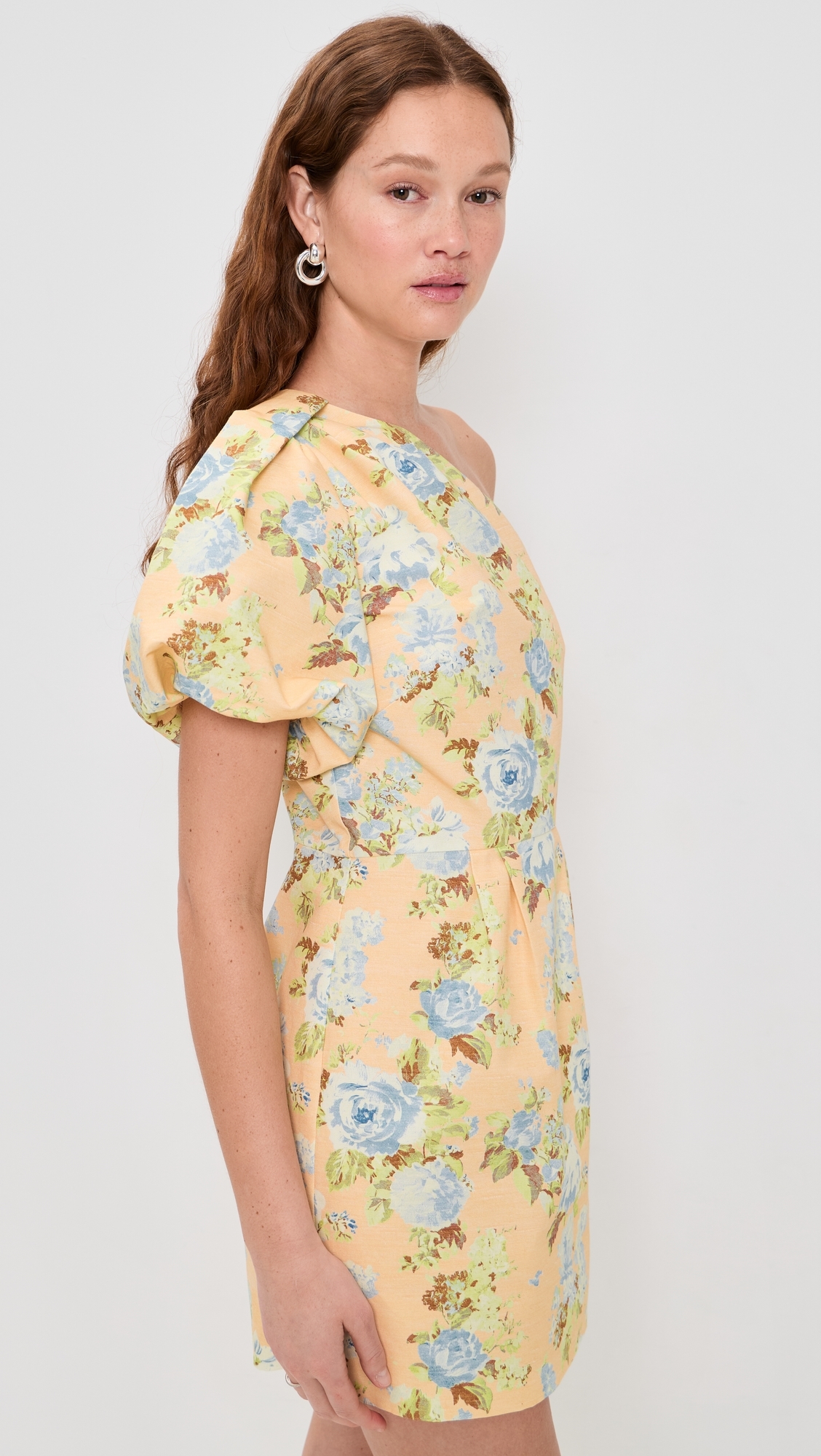 Chloe Dress Garden Rose Peri