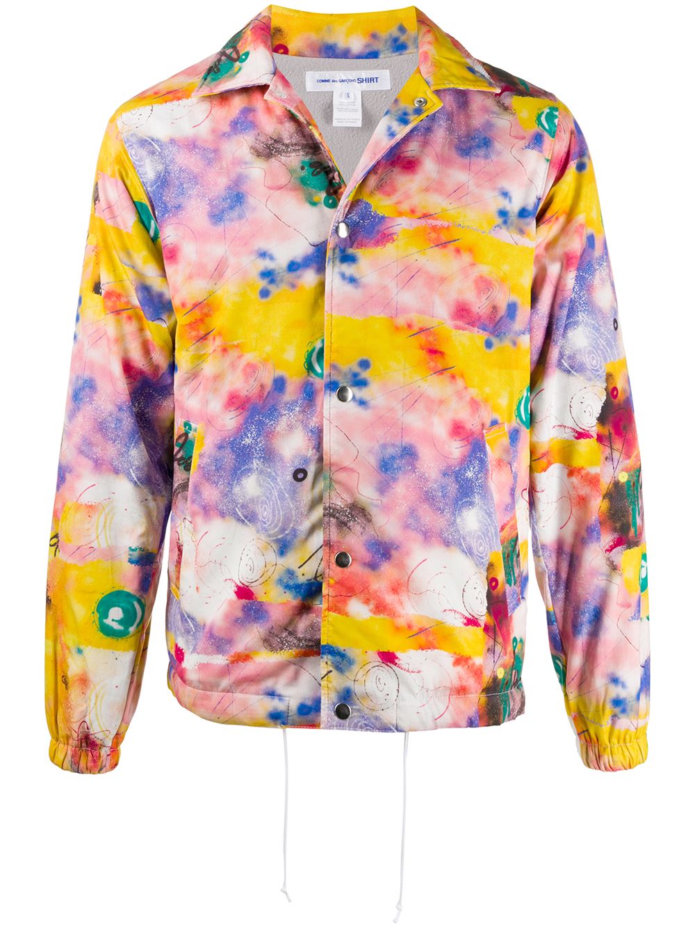 Tie-dye graphic print jacket - Pink