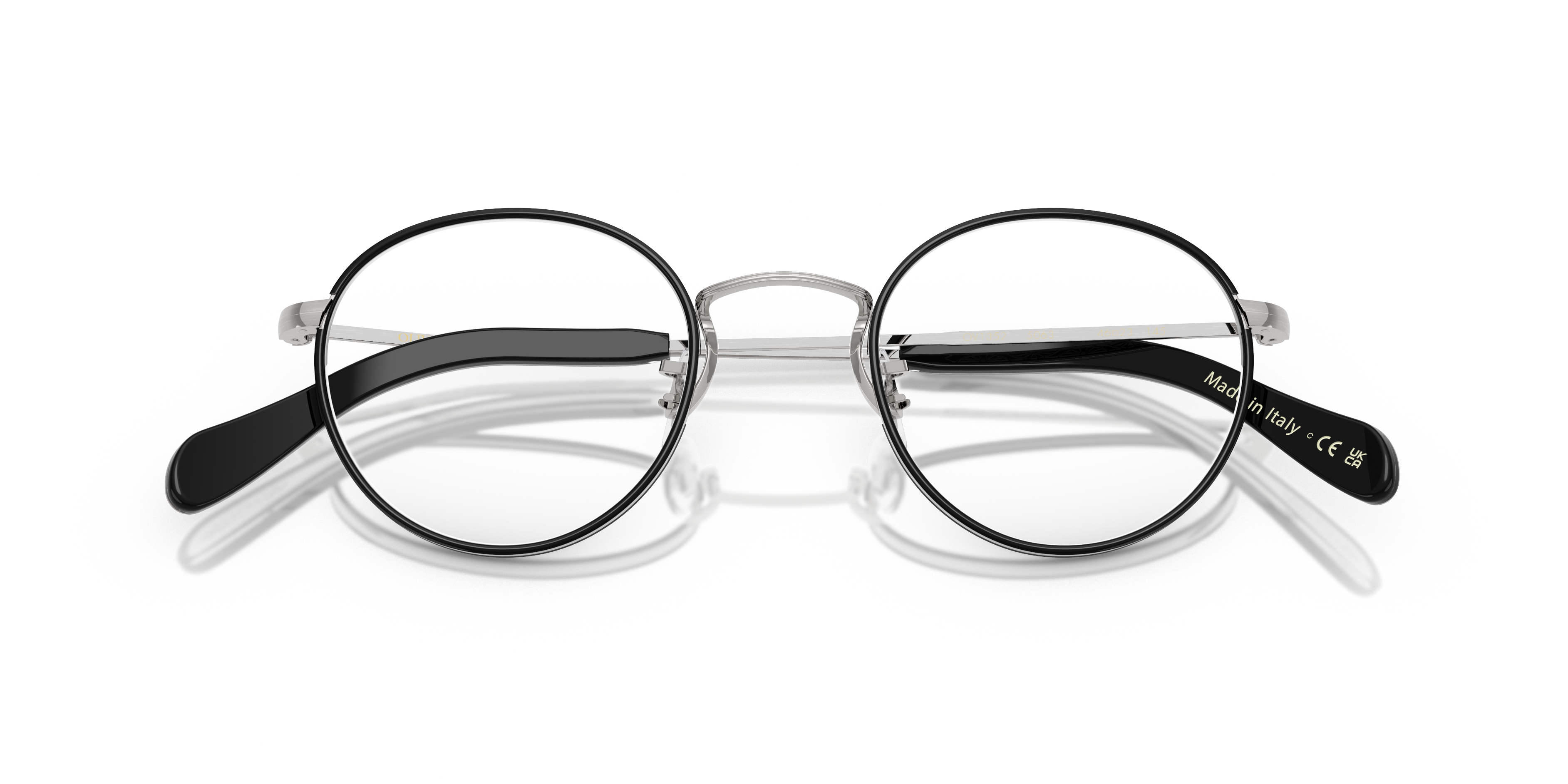 Oliver Peoples Herren Oliver Peoples OV1352 COLERIDGE II 5063 Optische Fassungen Metall Silber Transparent Pantos Norma