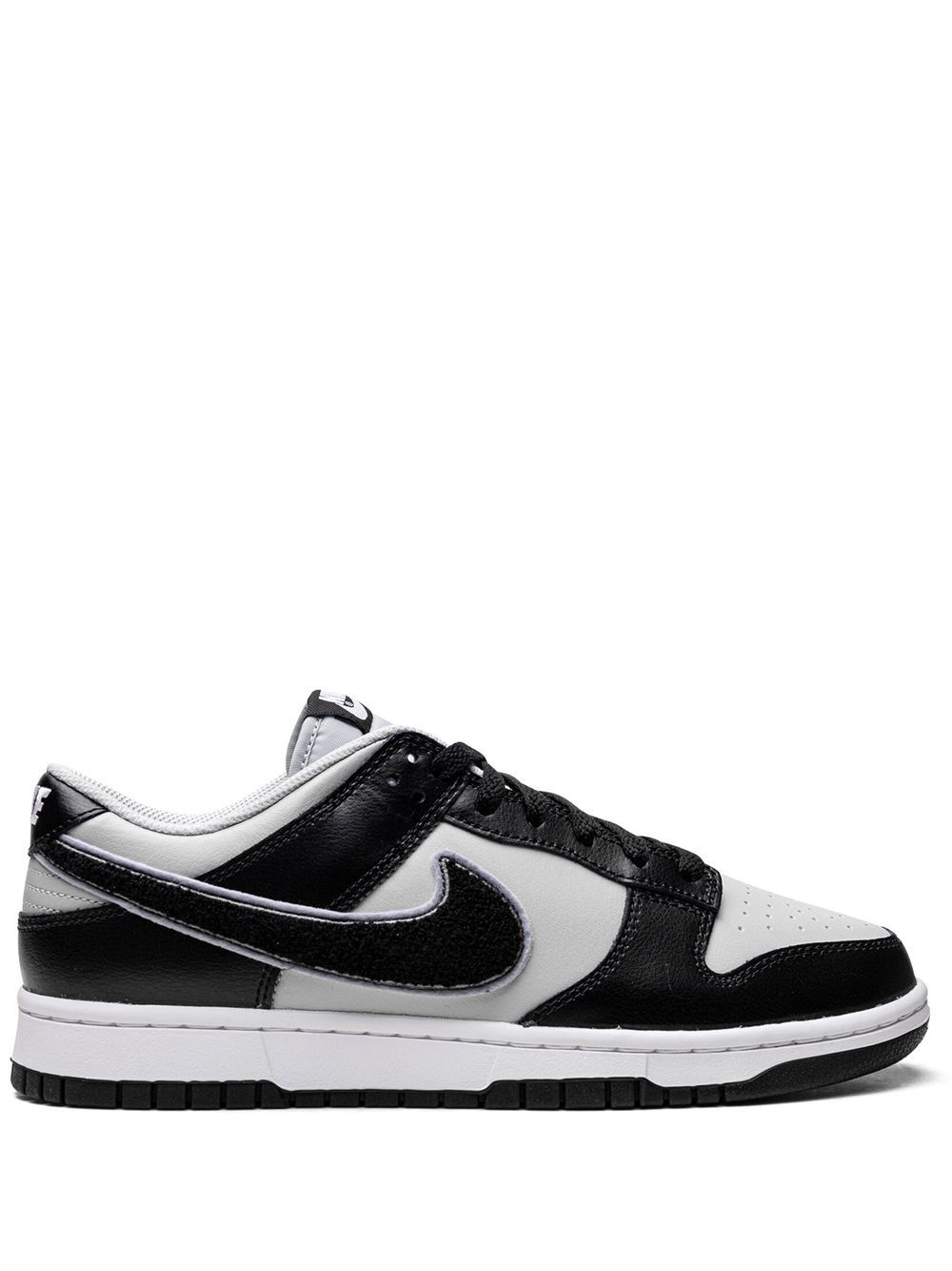 Dunk Low "Chenille Swoosh Black Grey" sneakers