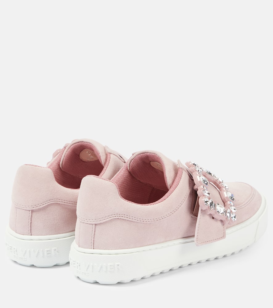 Roger Vivier Very Vivier embellished leather sneakers