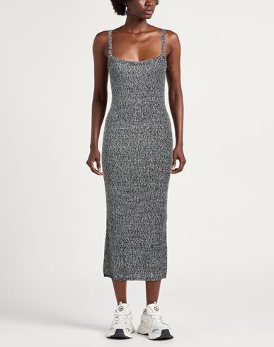 Woman Midi dress Black Size ONESIZE Acrylic, Wool, Viscose, Alpaca wool