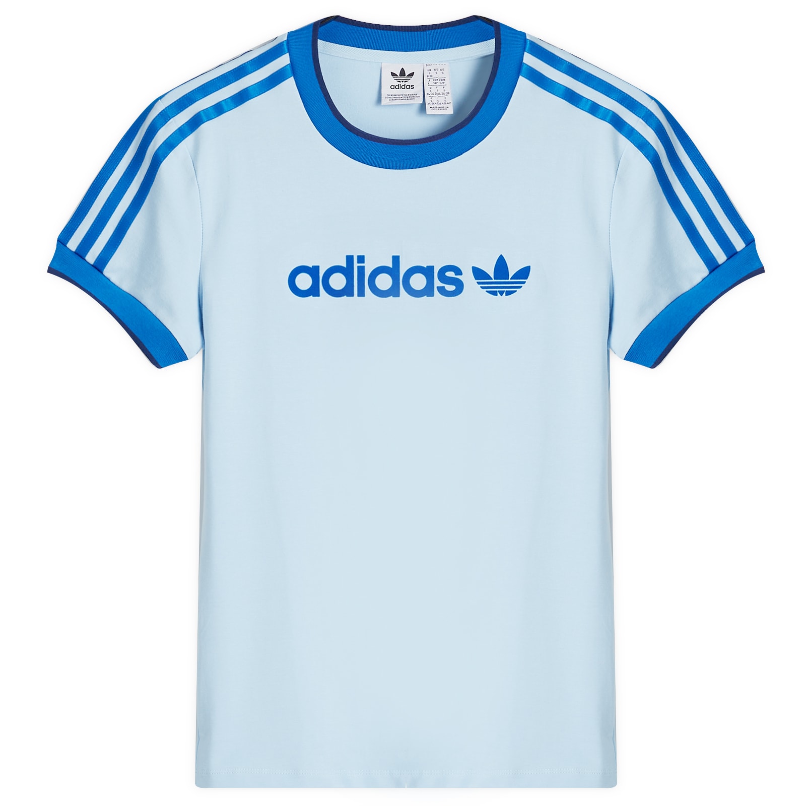 Women's Badge Slim T-Shirt in Clear Sky
