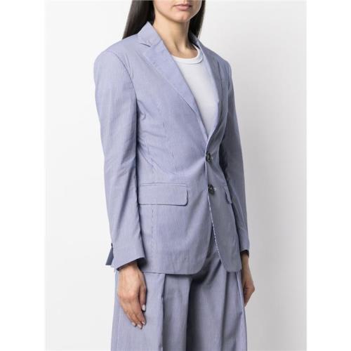 Single-breasted blazer jacket - Blue
