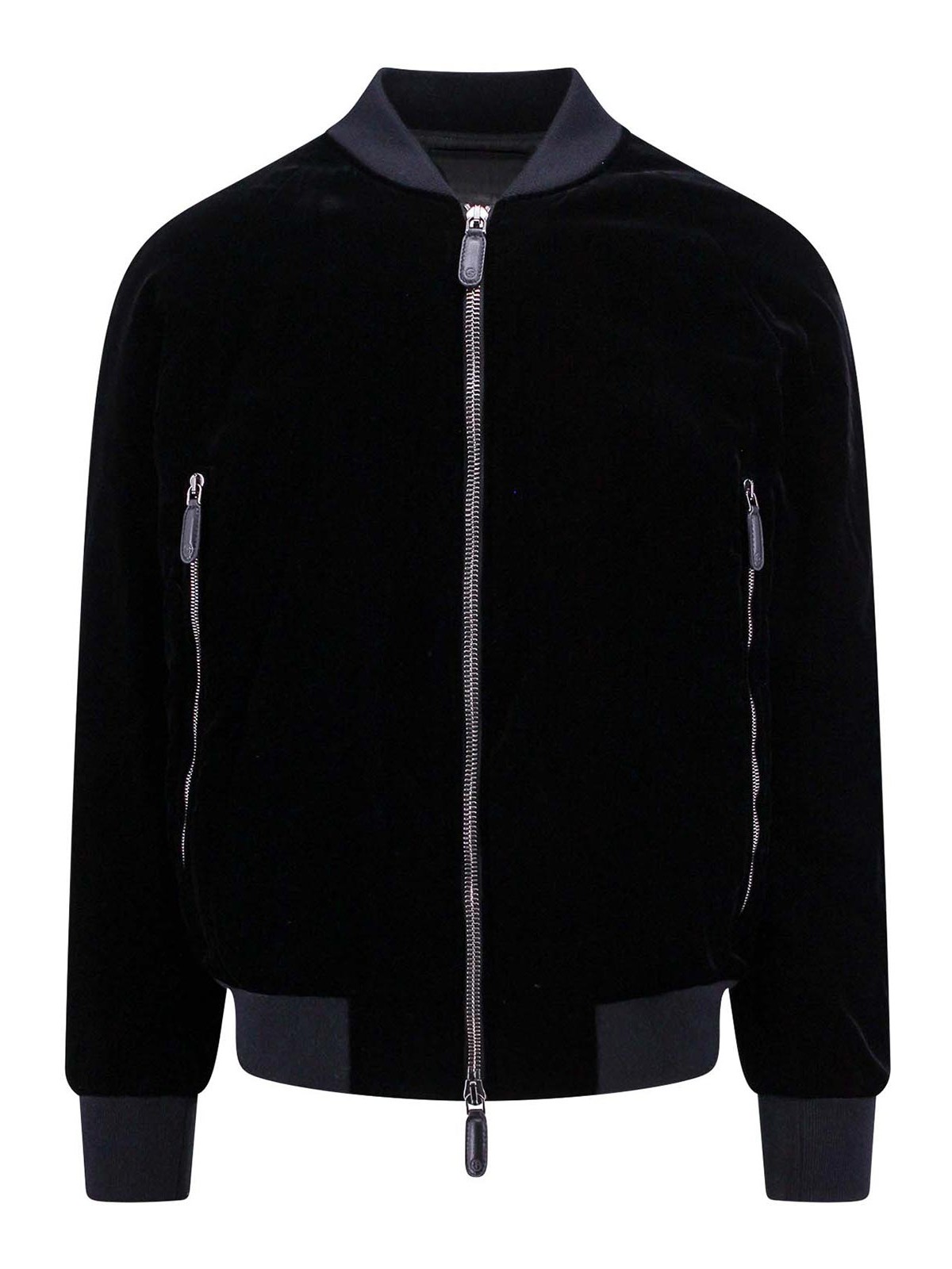 Velvet bomber jacket Man