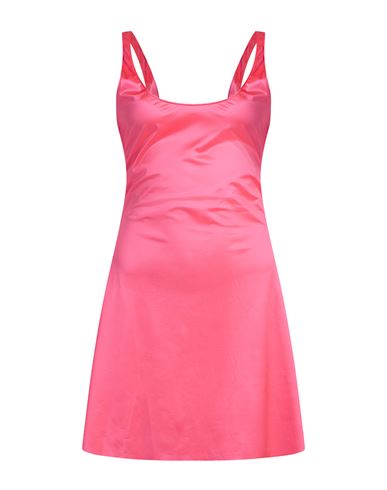Woman Mini dress Fuchsia Size 6 Polyamide, Elastane