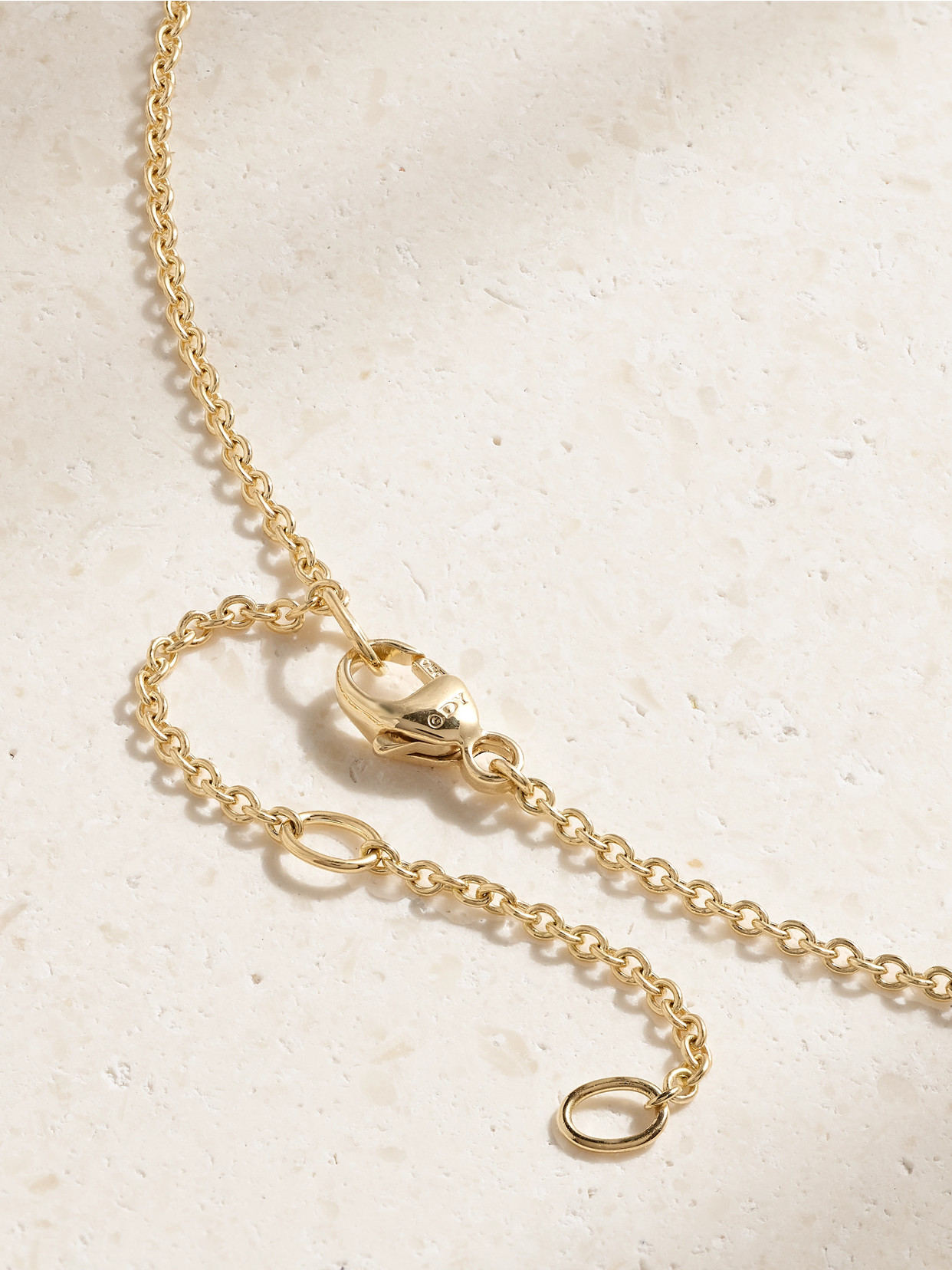 Cable Collectibles Petite Buckle 18-karat Gold Diamond Necklace - One size