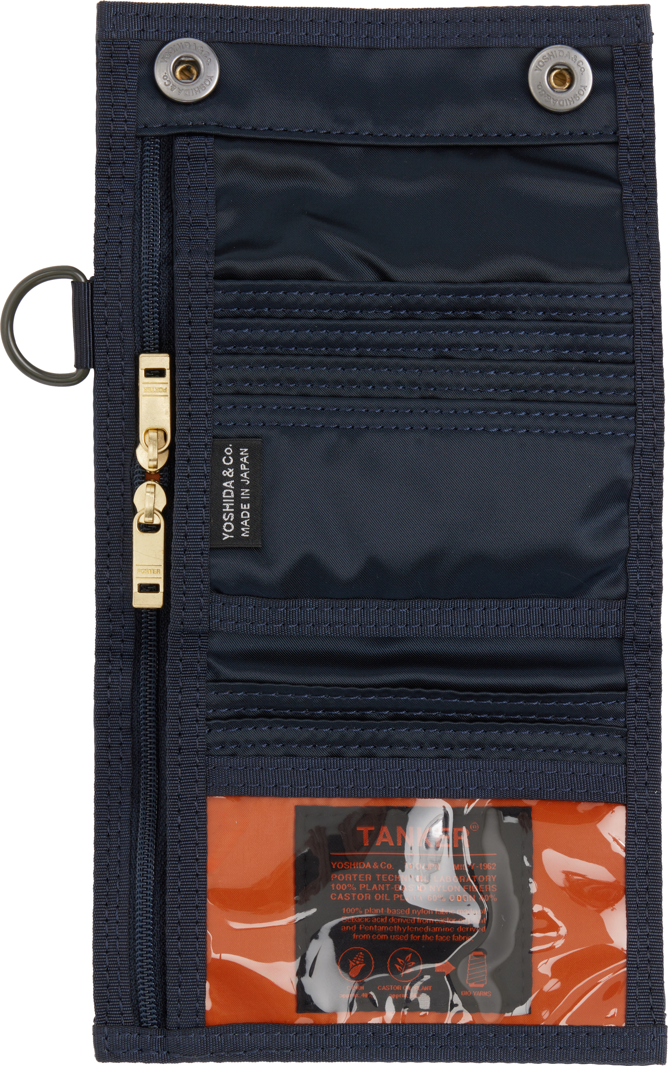 PORTER - Yoshida & Co Navy Tanker Pocket Wallet