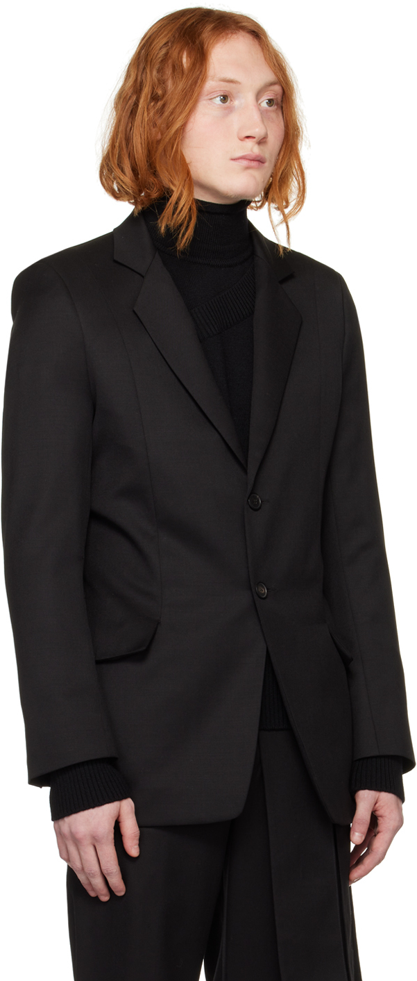 Steven Passaro SSENSE Exclusive Black Blazer