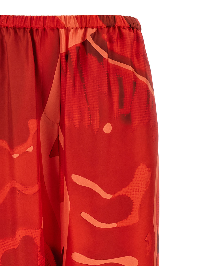 Palazzo Silk Pants
