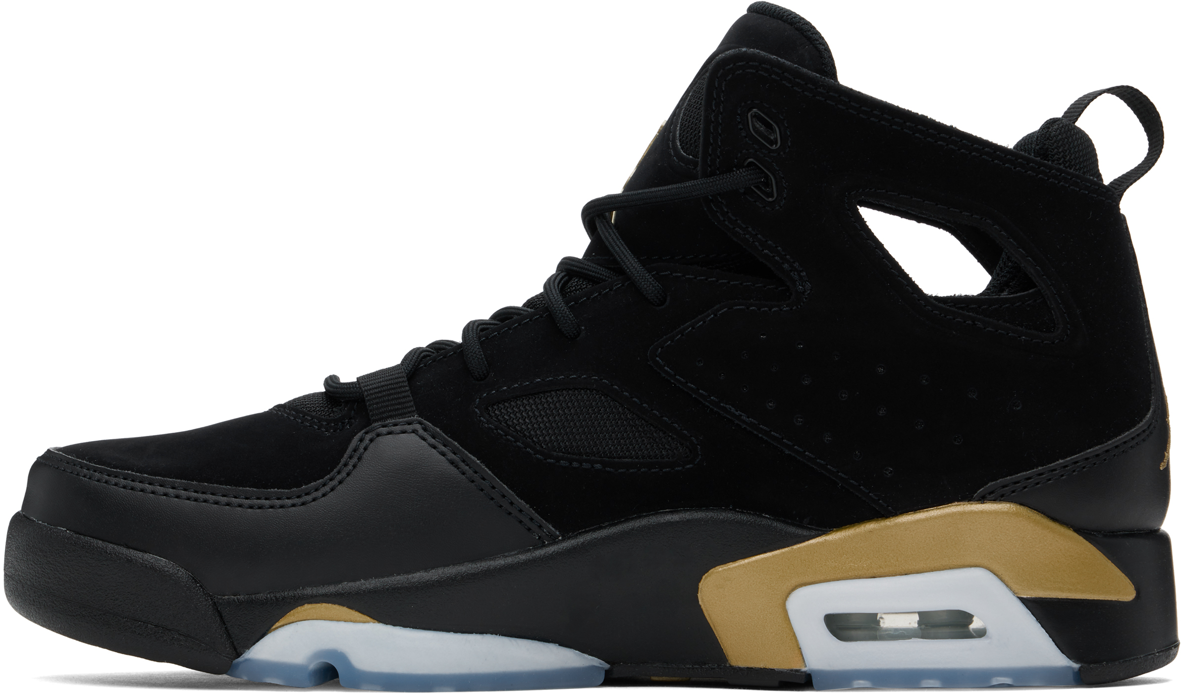 Nike Jordan Black & Gold Jordan Flight Club '91 Sneakers
