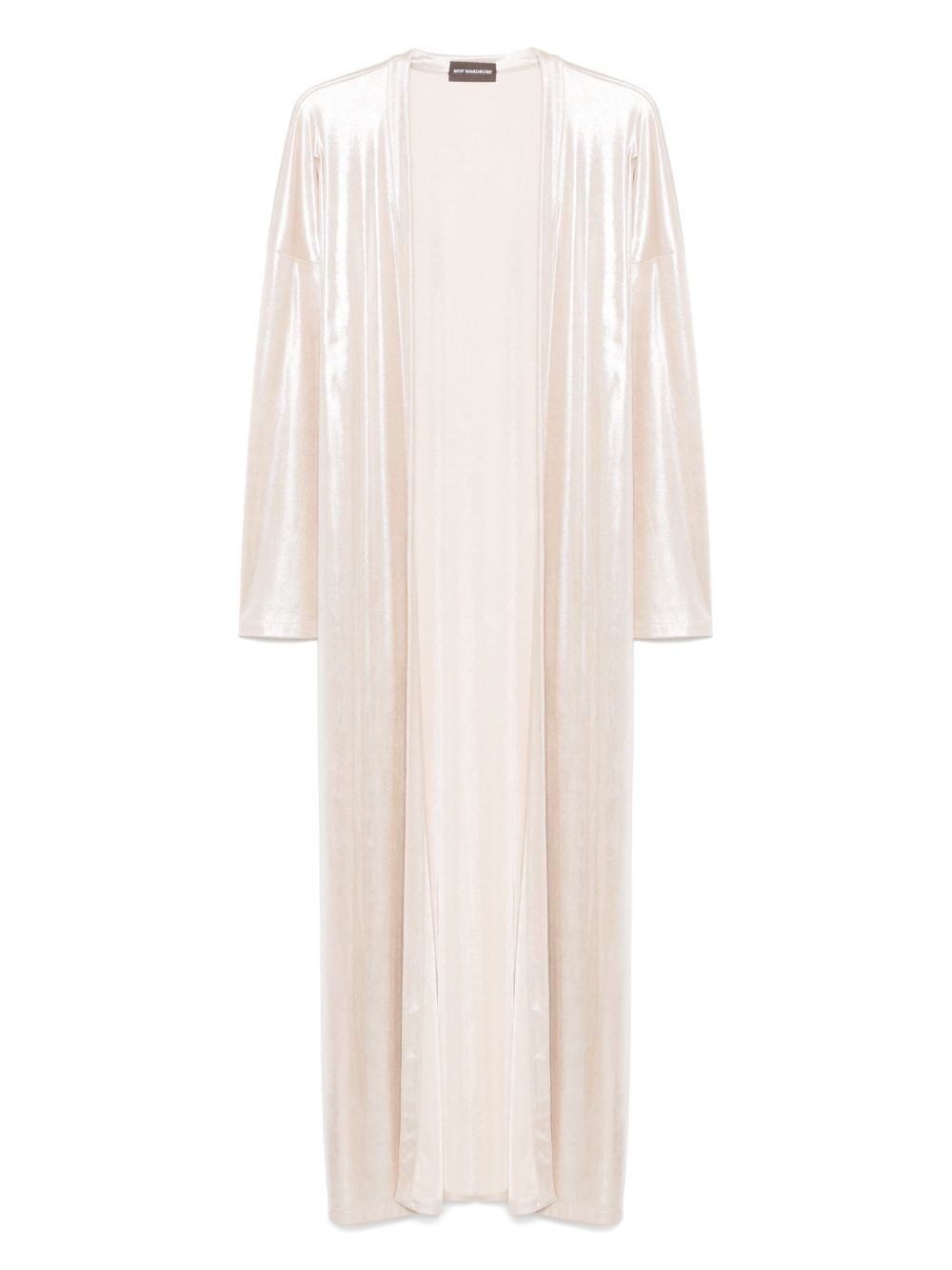 Mvp wardrobe lamé coat - Gold
