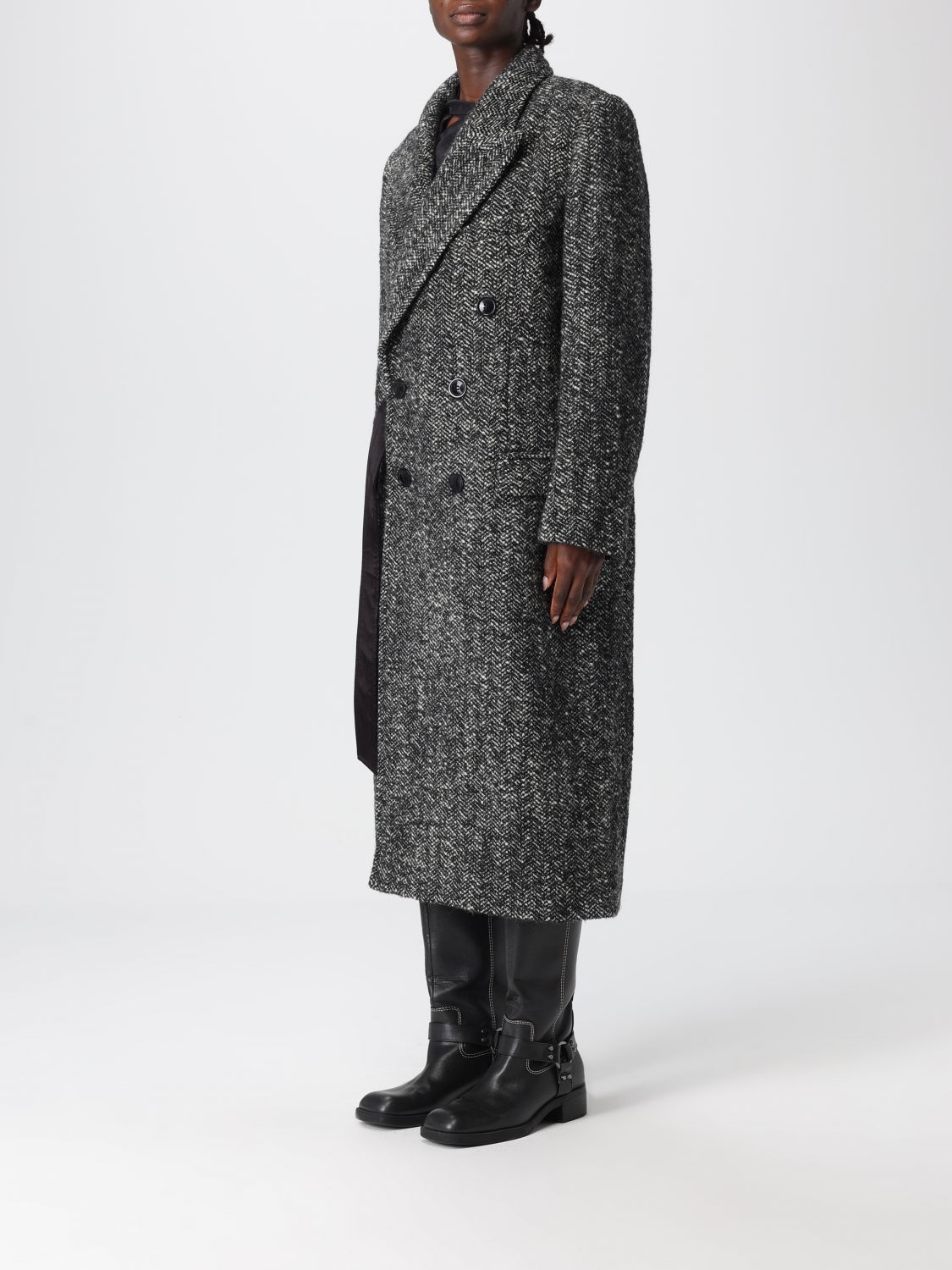 Coat Woman color Grey