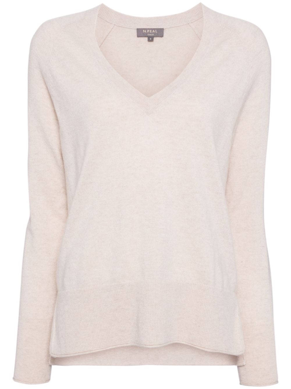 Organic cashmere sweater - Black