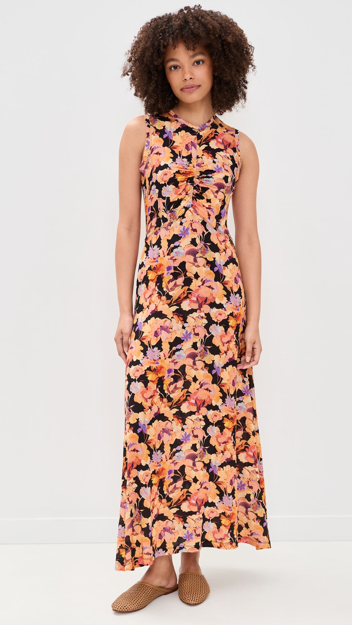 Lina Jersey Dress Night Bloom