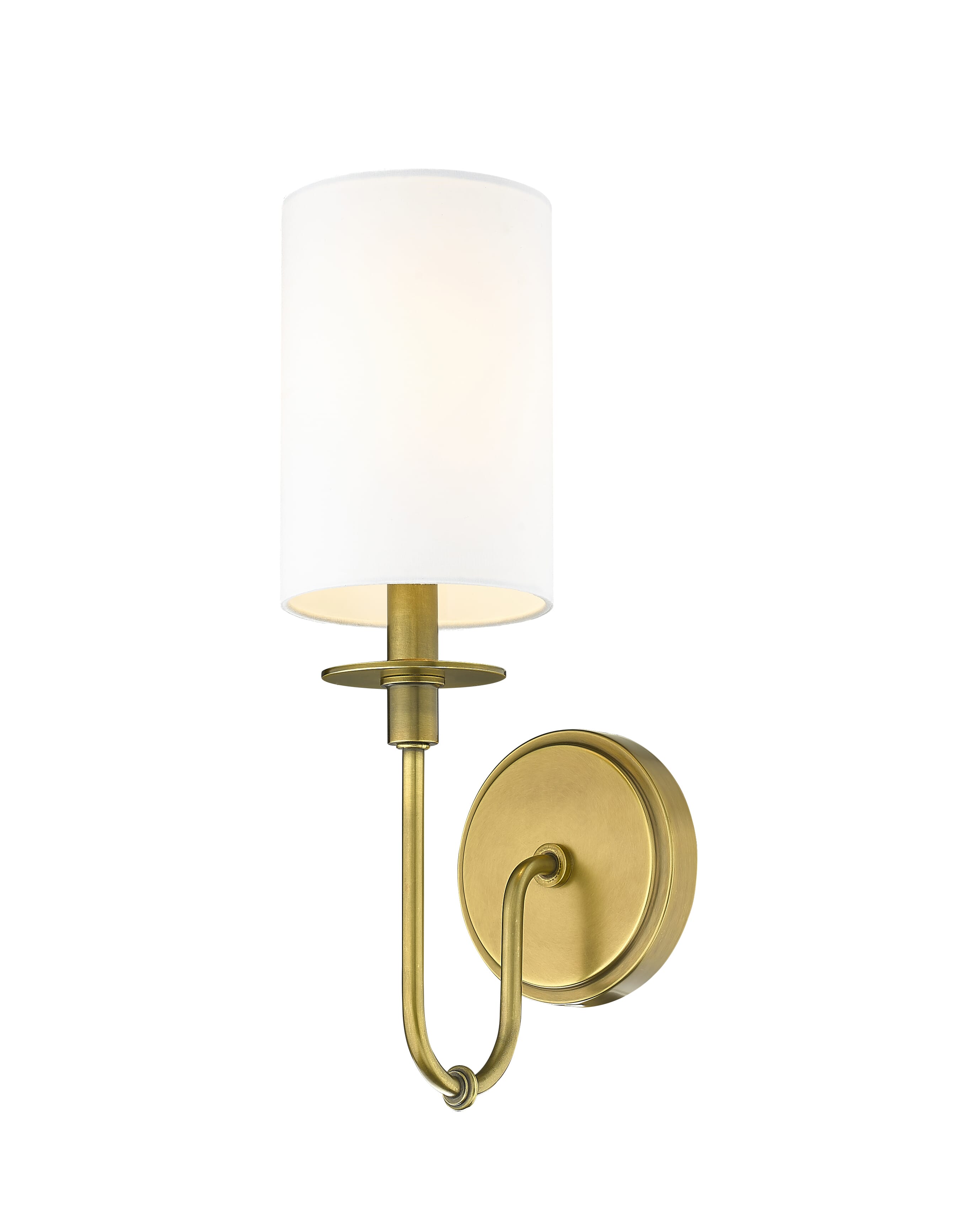 Ella 1-Light Wall Sconce In Rubbed Bra