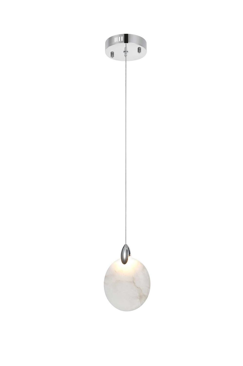 Chrome LED Pendant from the Avery Collection