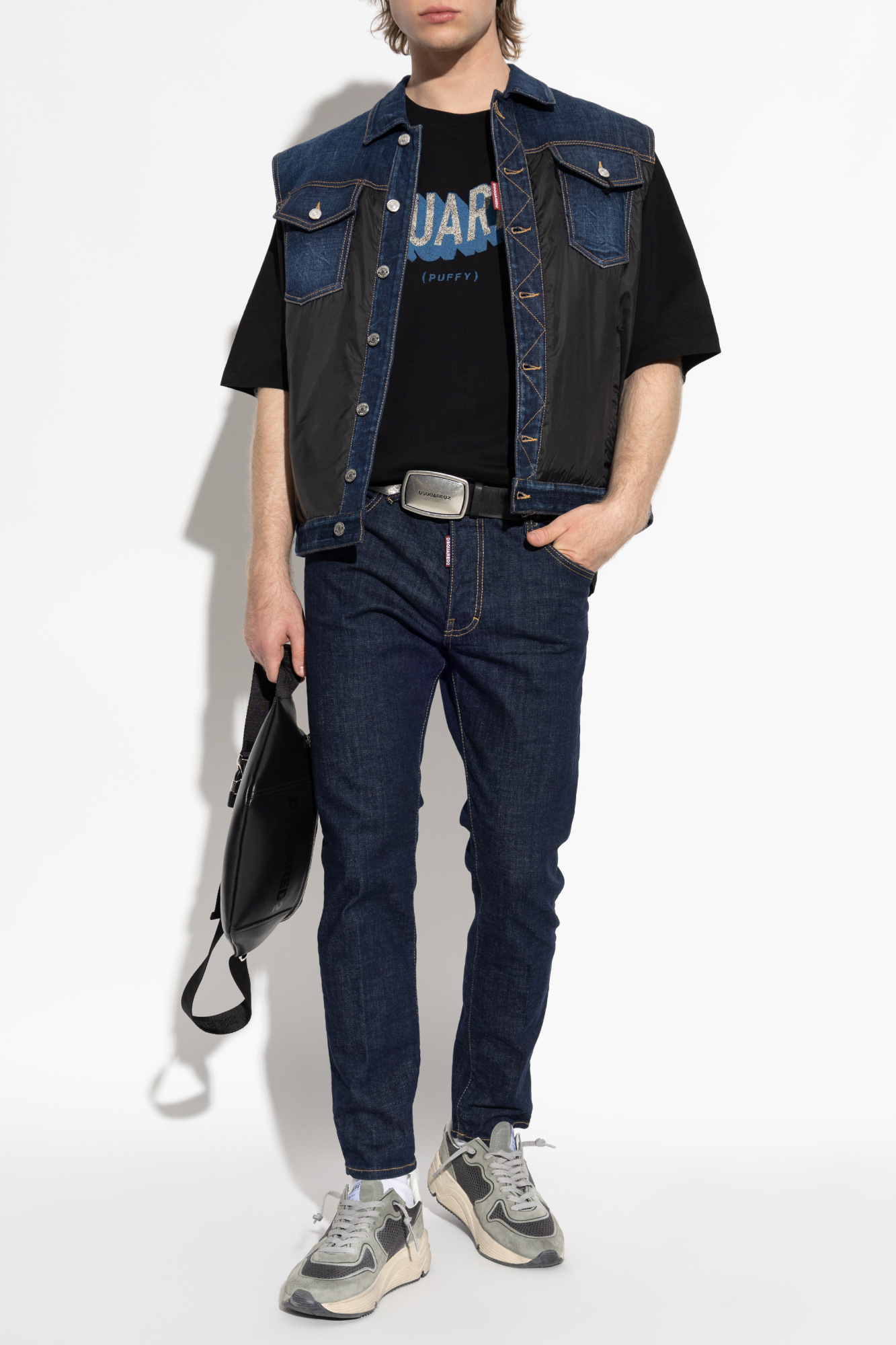 Dsquared2 T-shirt With Logo, Men's, Black