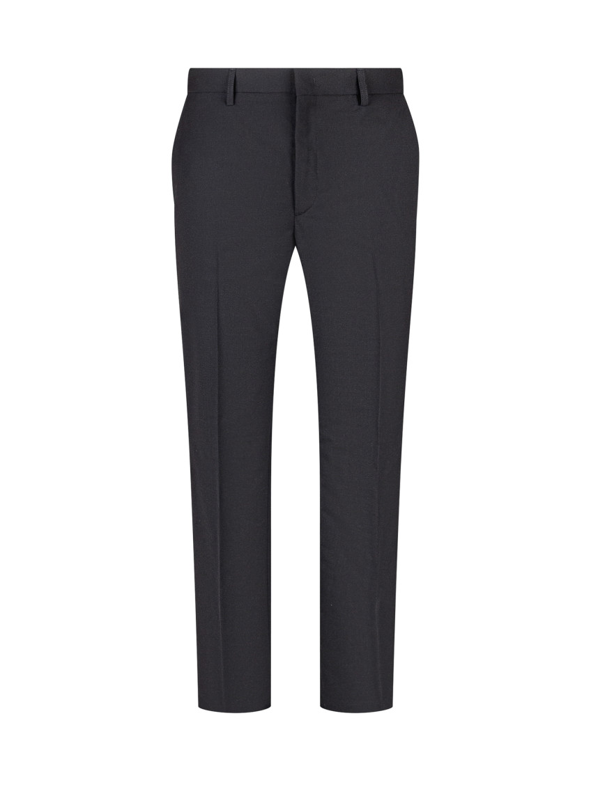 Black Tailored Chino Trousers