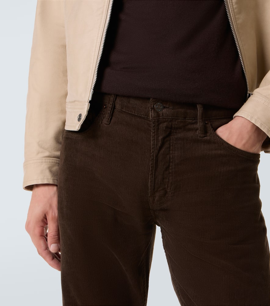 Mid-rise slim jeans