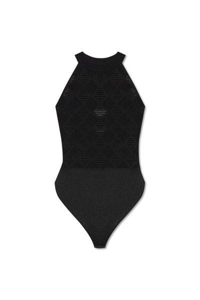Balmain Geometric Pattern Bodysuit