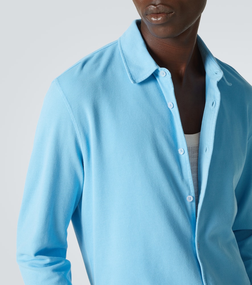 Giles cotton piqué shirt